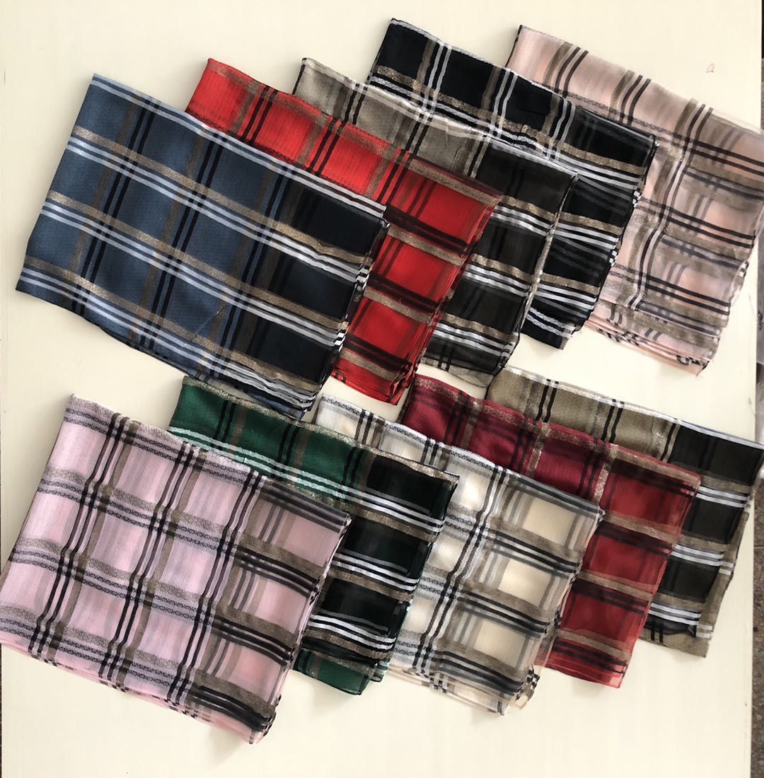 European and American casual high-end fashionable scarves details Picture