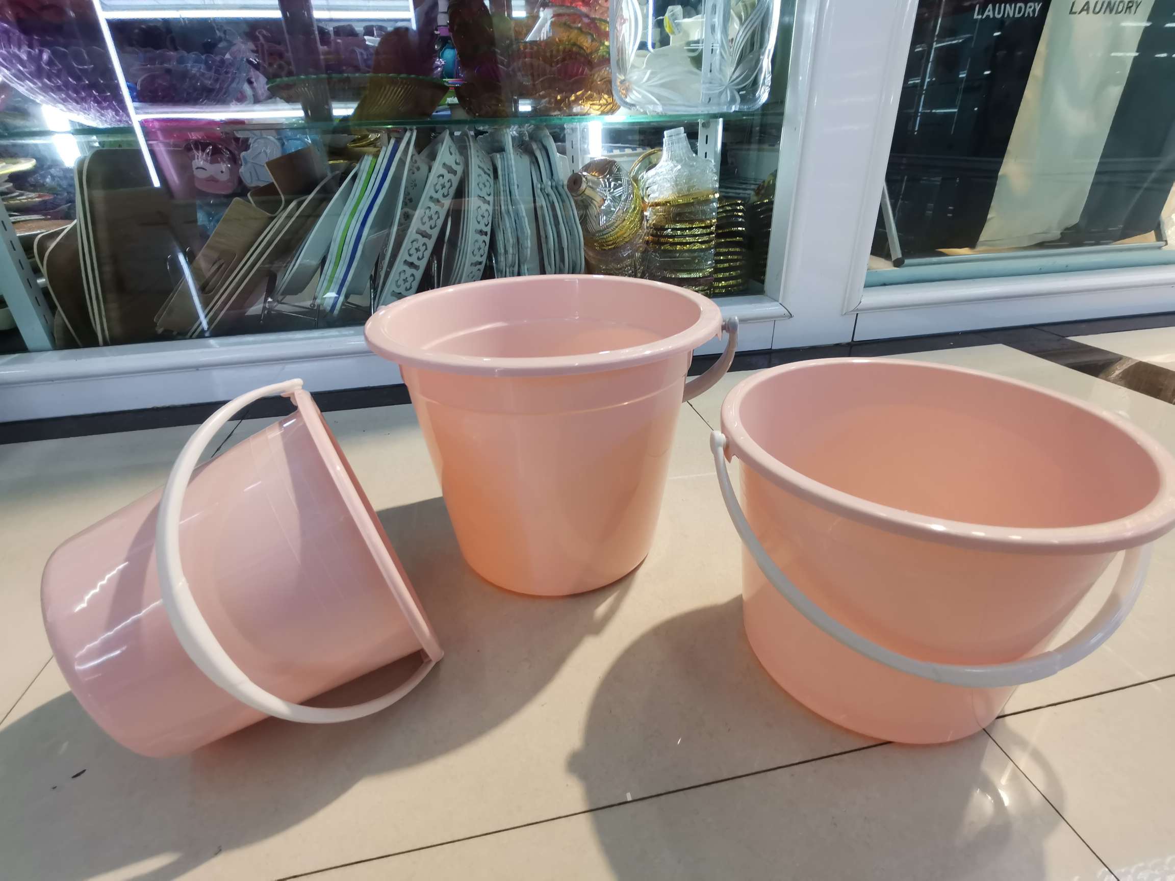 宿舍桶塑料水桶手提加厚洗衣桶家用多功能储水桶圆形桶宿舍洗衣桶 帆 S2产品图