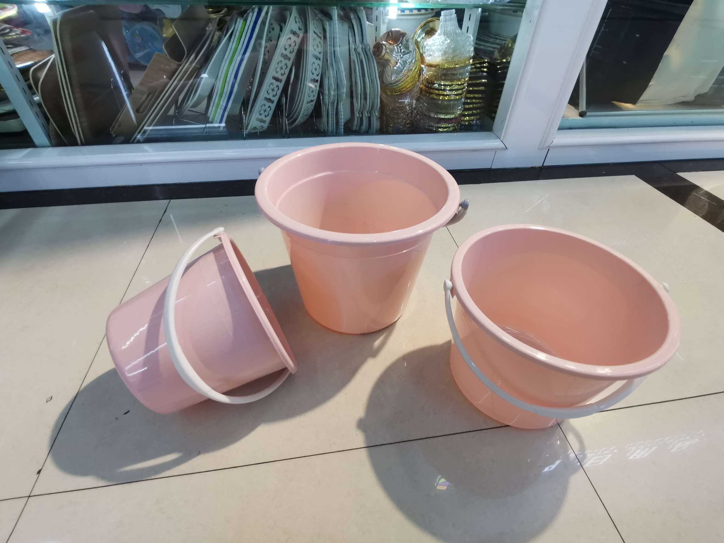 宿舍桶塑料水桶手提加厚洗衣桶家用多功能储水桶圆形桶宿舍洗衣桶 帆 S2