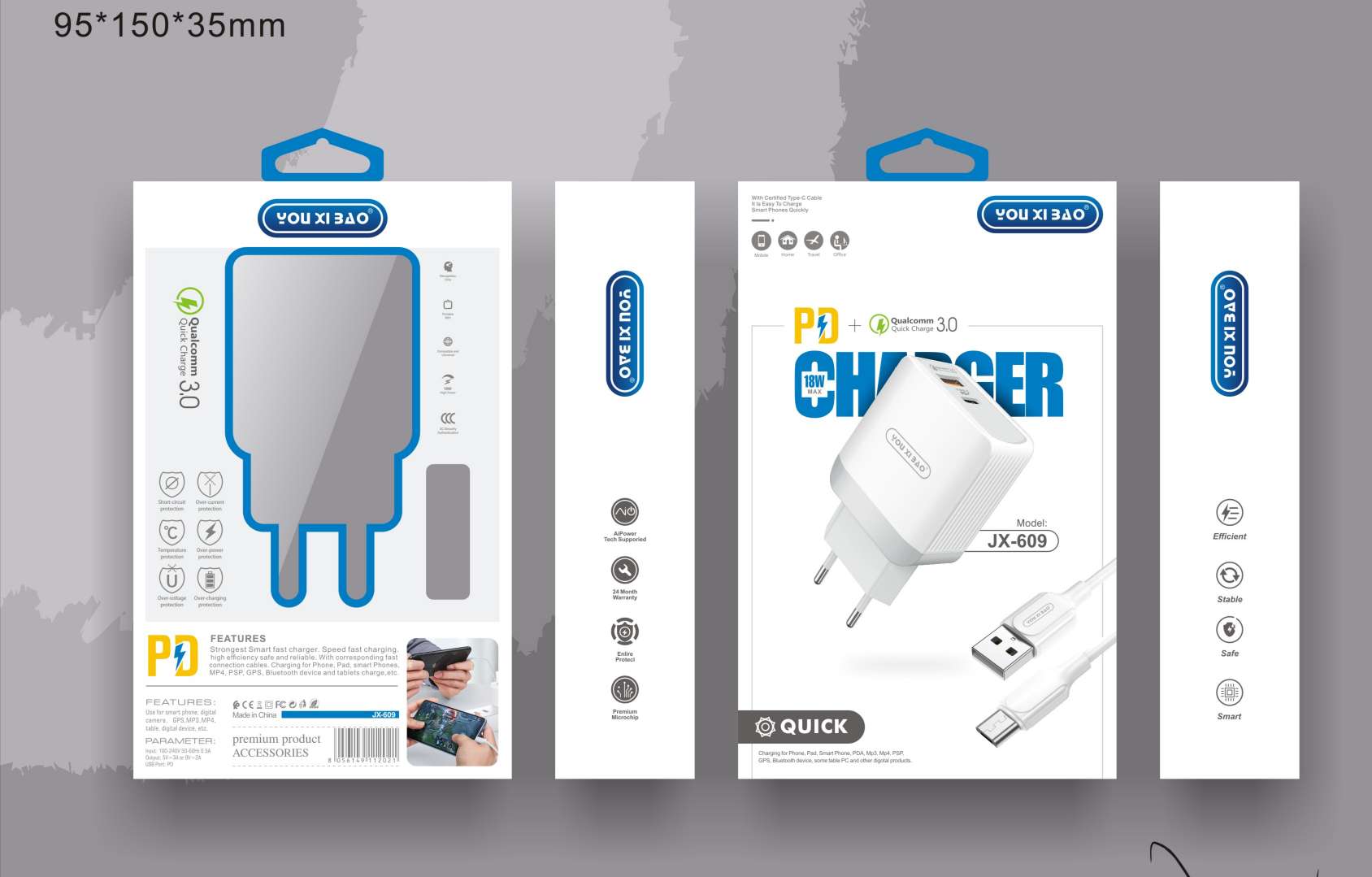 Charger cable quick charge PD set thumbnail