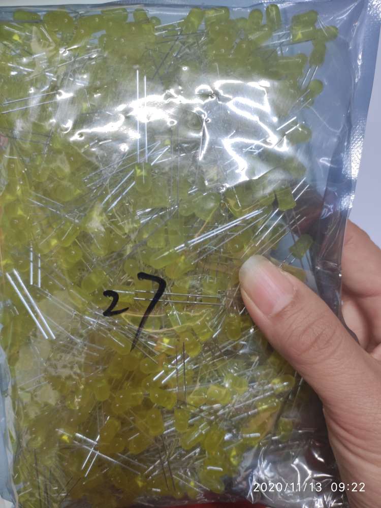 F5黄发黄LED黄色长脚黄发黄短脚黄