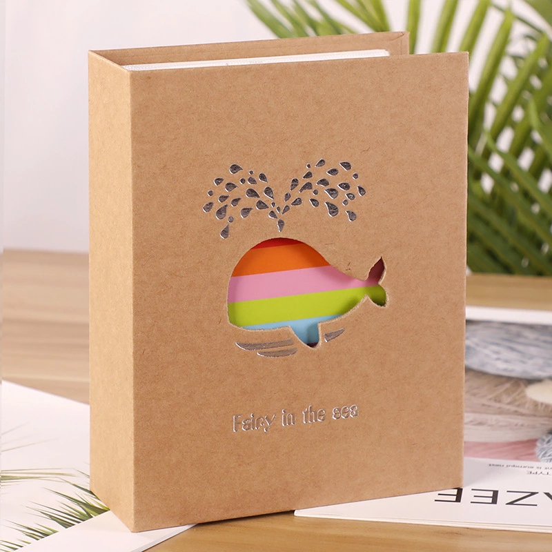 8757脚丫相册影集6寸200张8寸100张卡通相册环保PP儿童宝宝纪念册批发详情图4