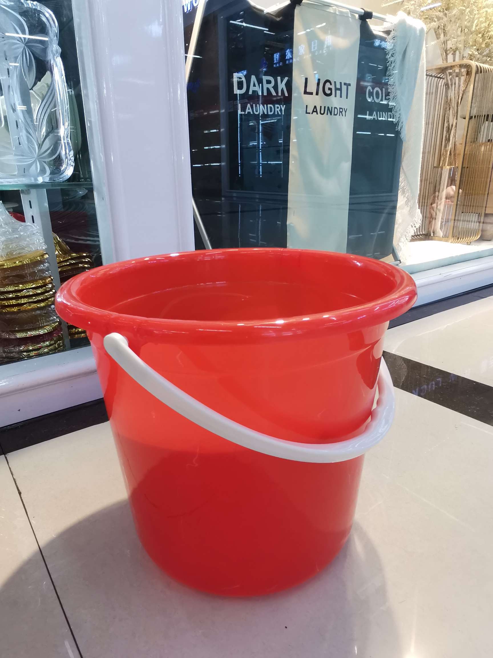 宿舍桶塑料水桶手提加厚洗衣桶家用多功能储水桶圆形桶宿舍洗衣桶 小号  帆产品图