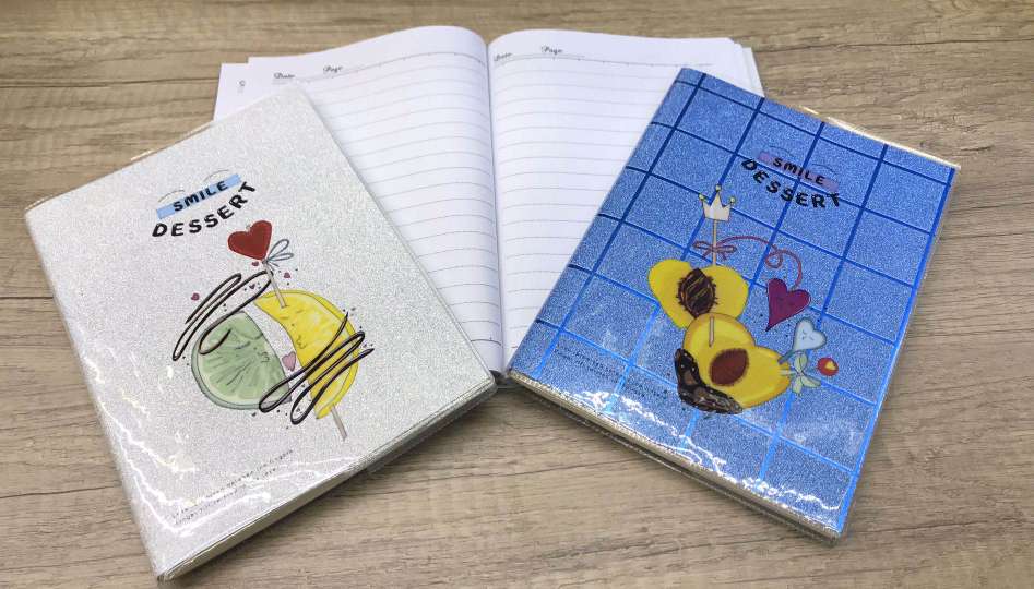 小清新超值透明彩印书皮笔记本记事本详情1