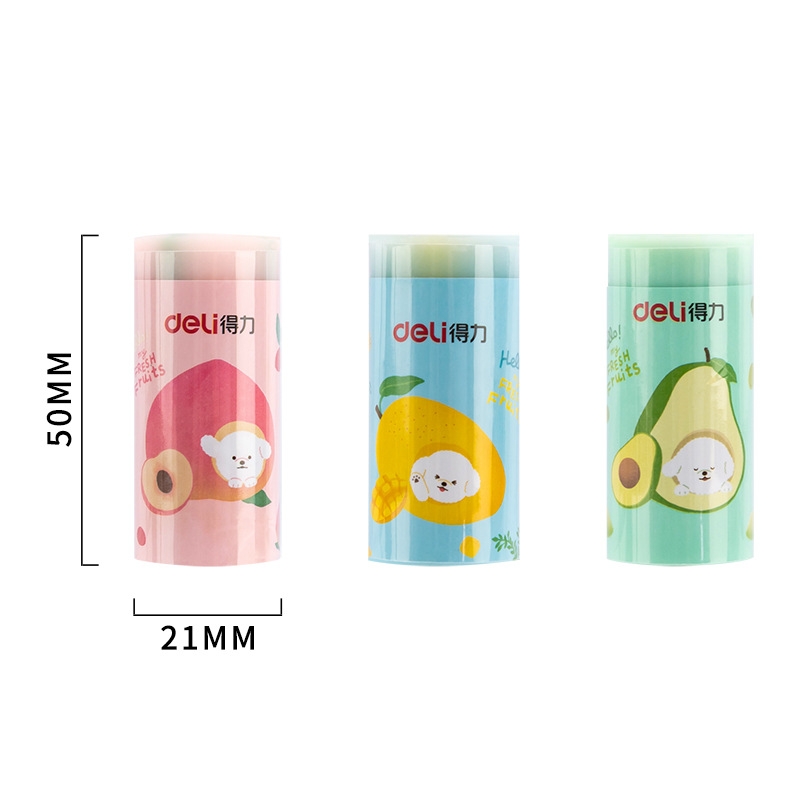 得力可切水果夹心橡皮擦可爱超萌创意卡通小学生擦得干净少碎屑详情图4