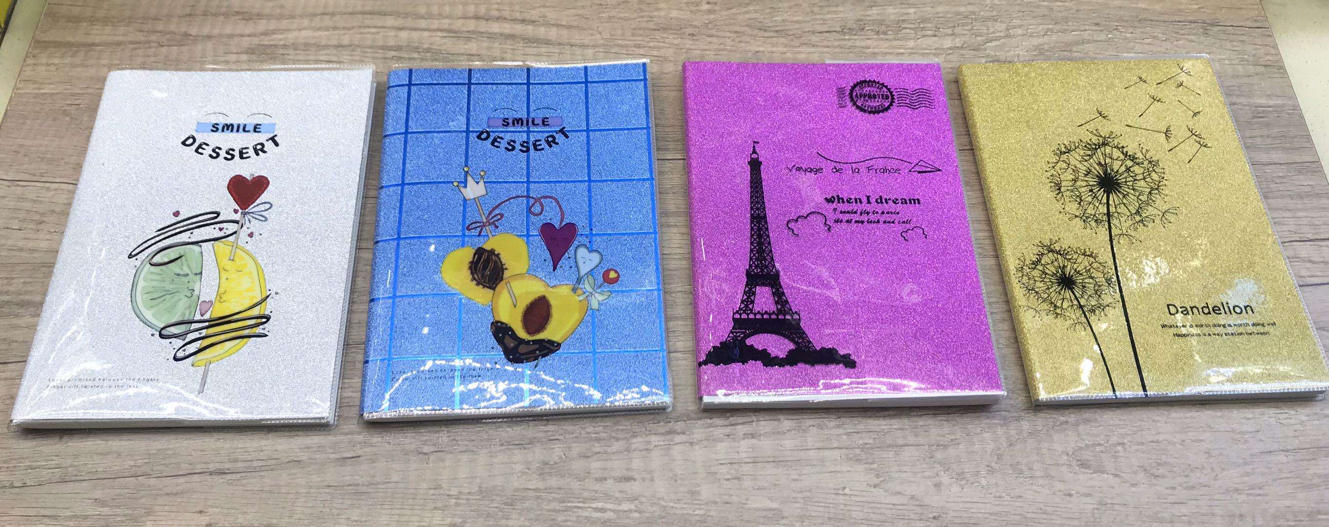 笔记本/动漫文创本/本子/皮笔记本/透明手账白底实物图