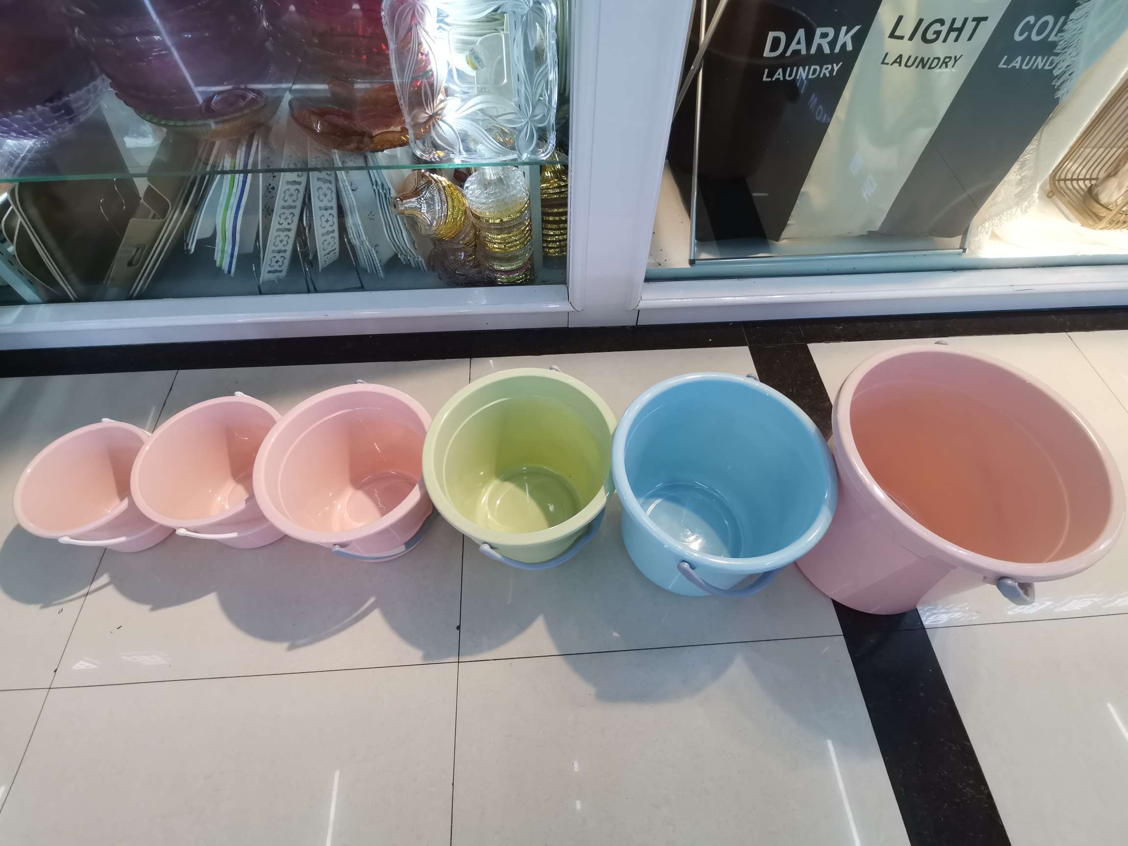 宿舍桶塑料水桶手提加厚洗衣桶家用多功能储水桶圆形桶宿舍洗衣桶 帆S3细节图