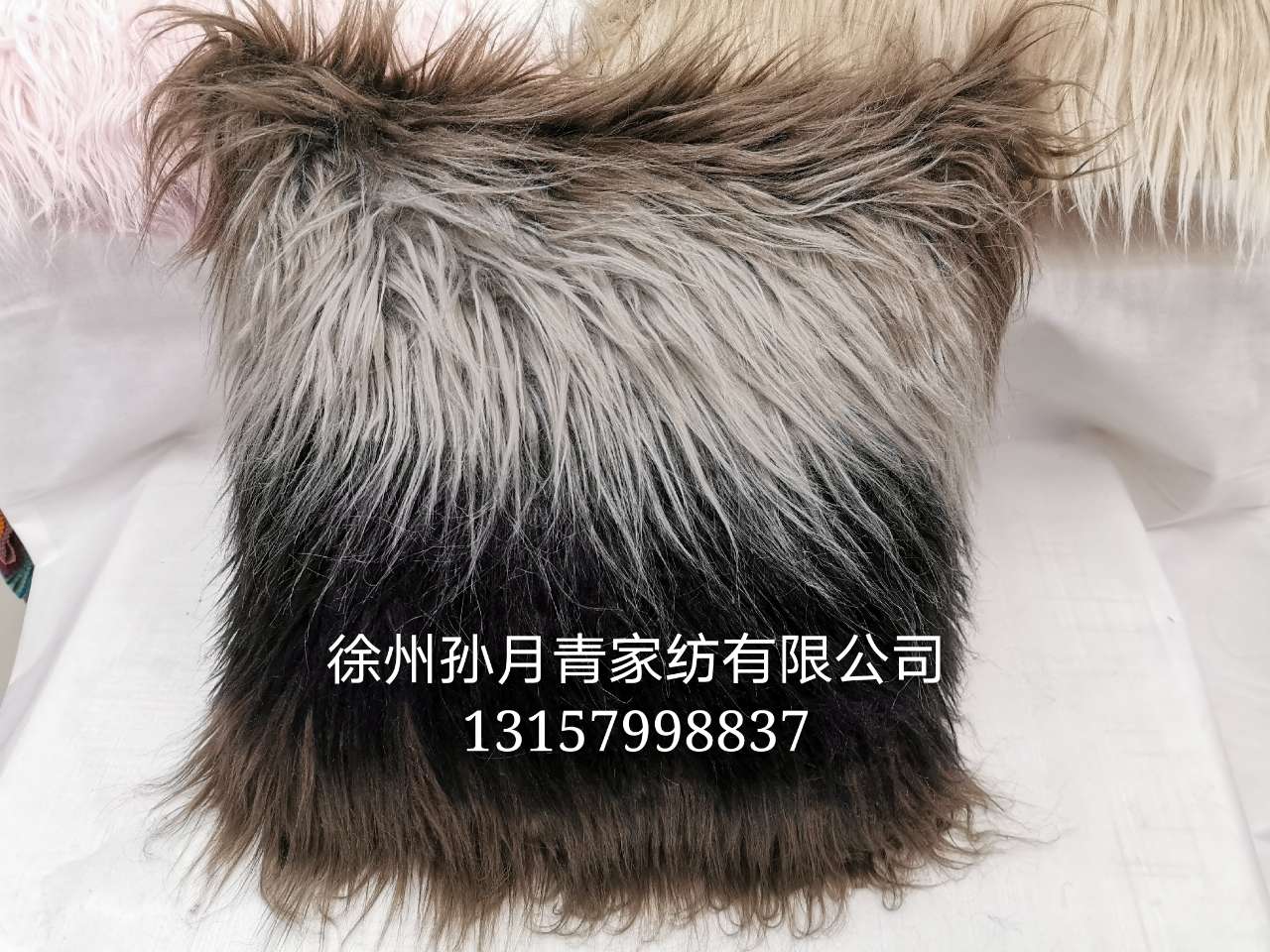 New Color Plush Pillow Case Pillow Cushion Cushion Cover Bedding General Merchandise Household Items Item Picture