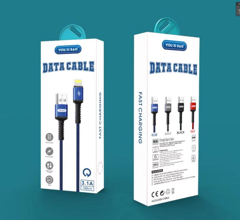 Data line V8/IPHONE/ Type-C fast charging data line thumbnail