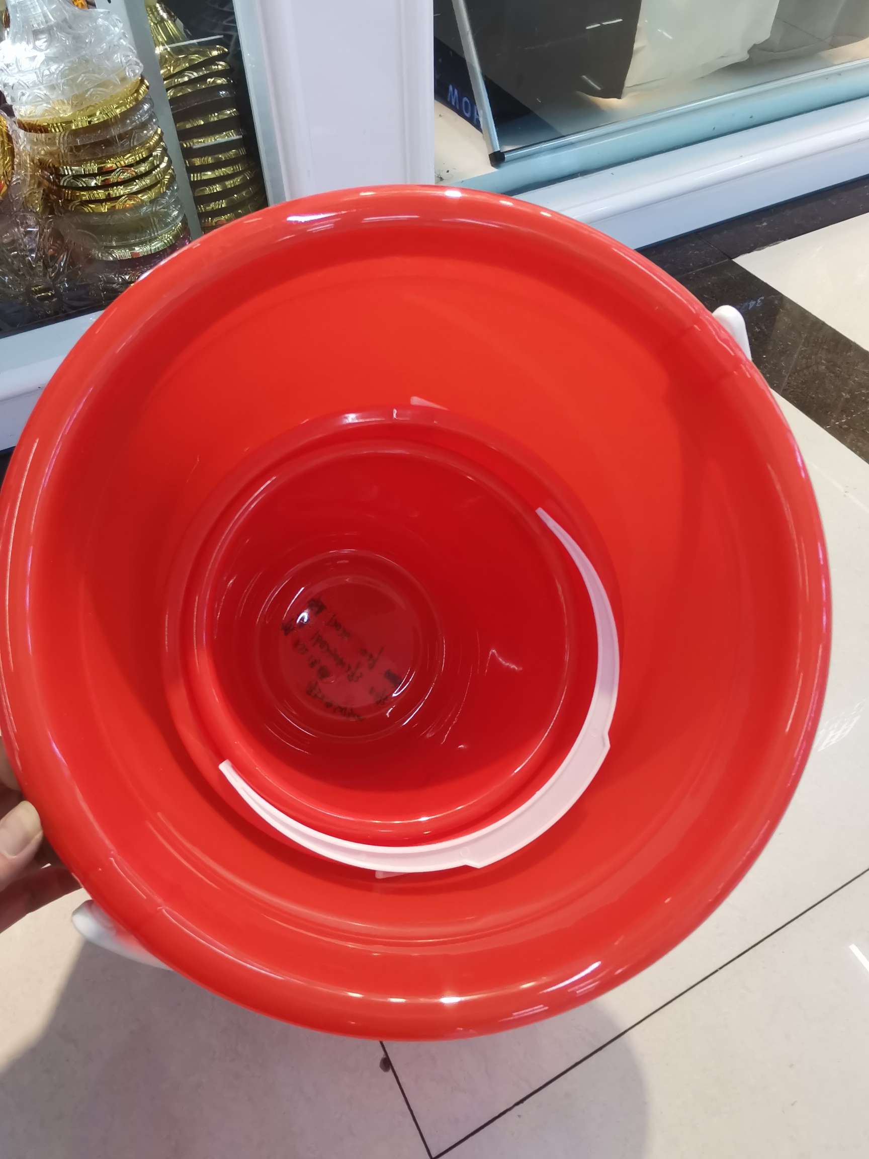 宿舍桶塑料水桶手提加厚洗衣桶家用多功能储水桶圆形桶宿舍洗衣桶 中号 帆产品图