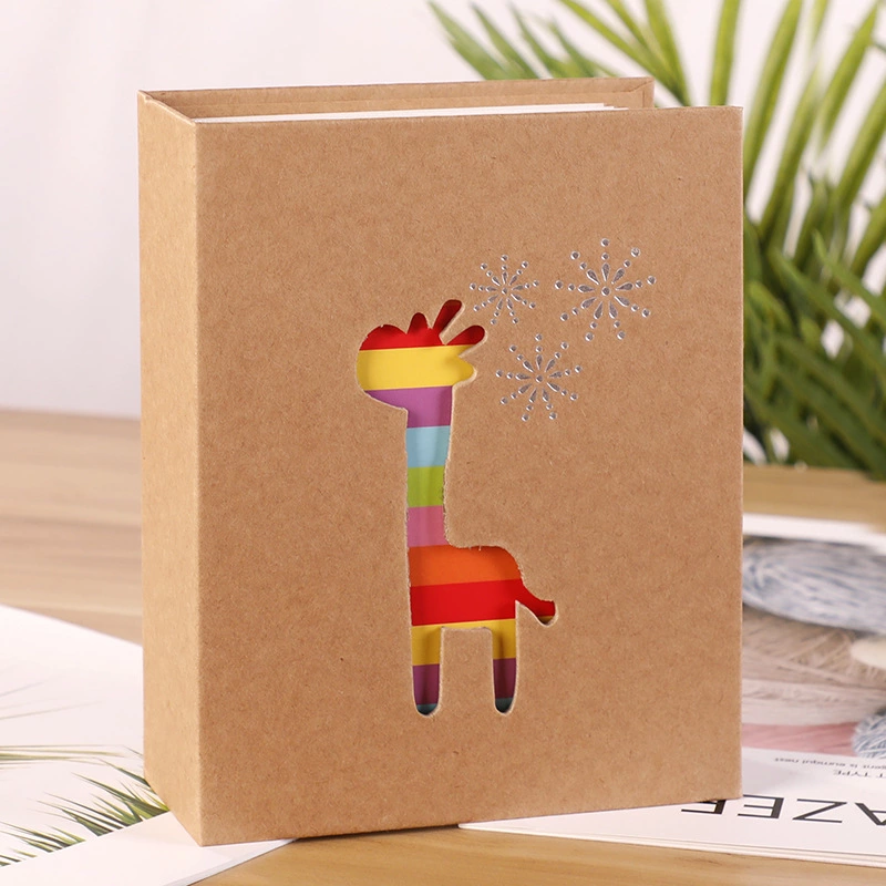 8757脚丫相册影集6寸200张8寸100张卡通相册环保PP儿童宝宝纪念册批发详情图3