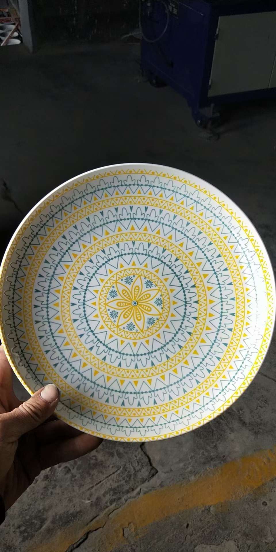 陶瓷8寸盘子波西米亚风家用菜盘日式8寸圆形早餐盘西餐盘水果盘详情2