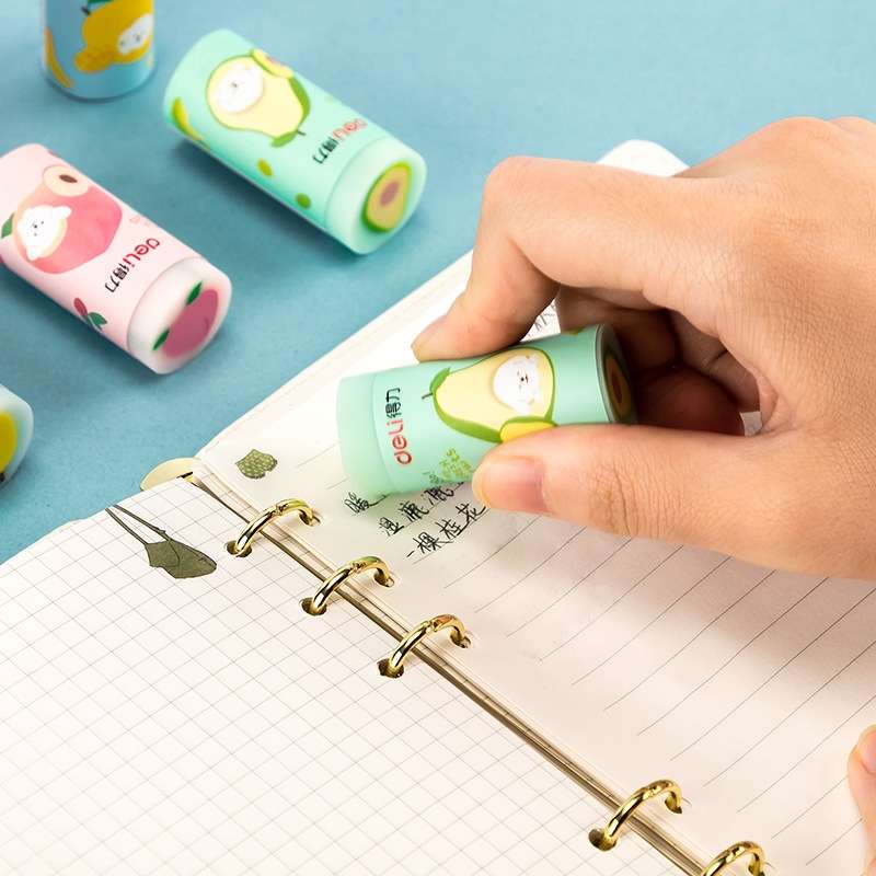 得力可切水果夹心橡皮擦可爱超萌创意卡通小学生擦得干净少碎屑详情图3