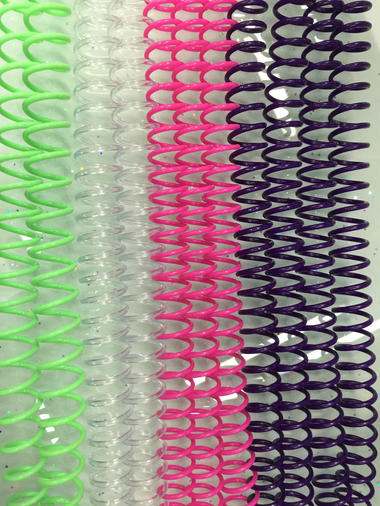 塑料单线圈，环保白色单线圈