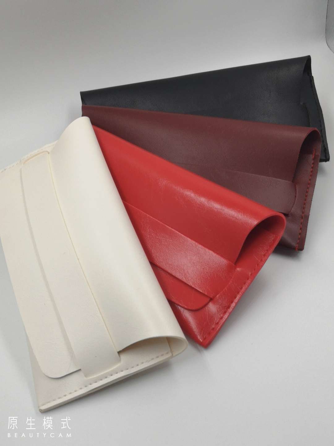 PU革太阳镜盒潮牌皮革软包眼镜盒GM墨镜盒便携大框眼镜盒网红眼镜详情图3