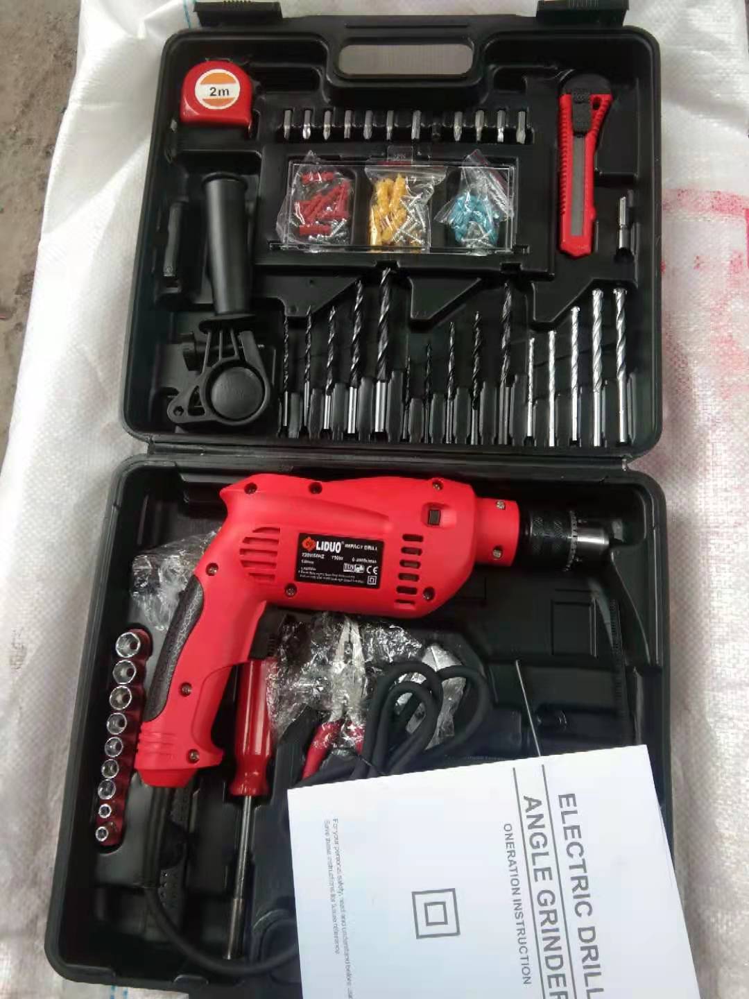 Electric tools Hand drill Angle grinder drill bit kit Application Scenario