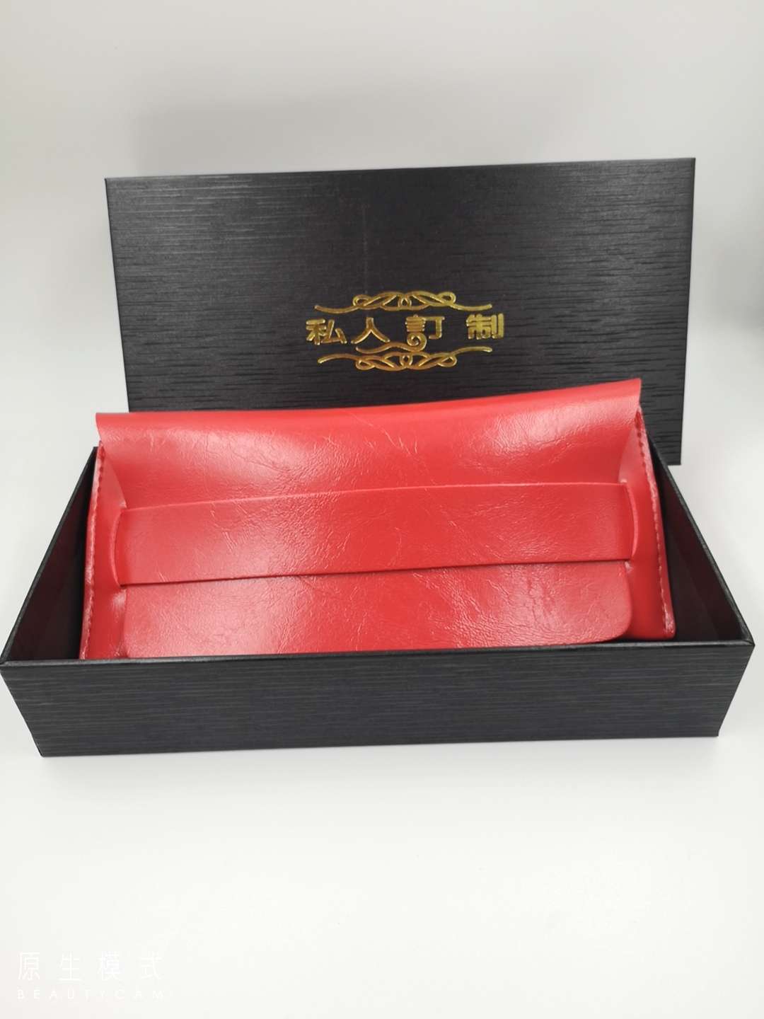 PU革太阳镜盒潮牌皮革软包眼镜盒GM墨镜盒便携大框眼镜盒网红眼镜详情图12