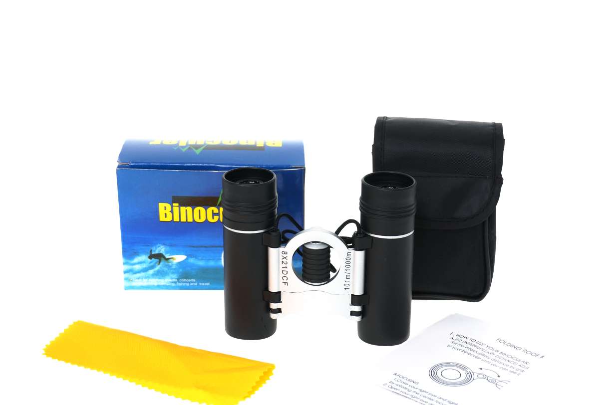 Manufacturers direct children 8X21 round tray high power high light light night vision outdoor mini concert telescope thumbnail