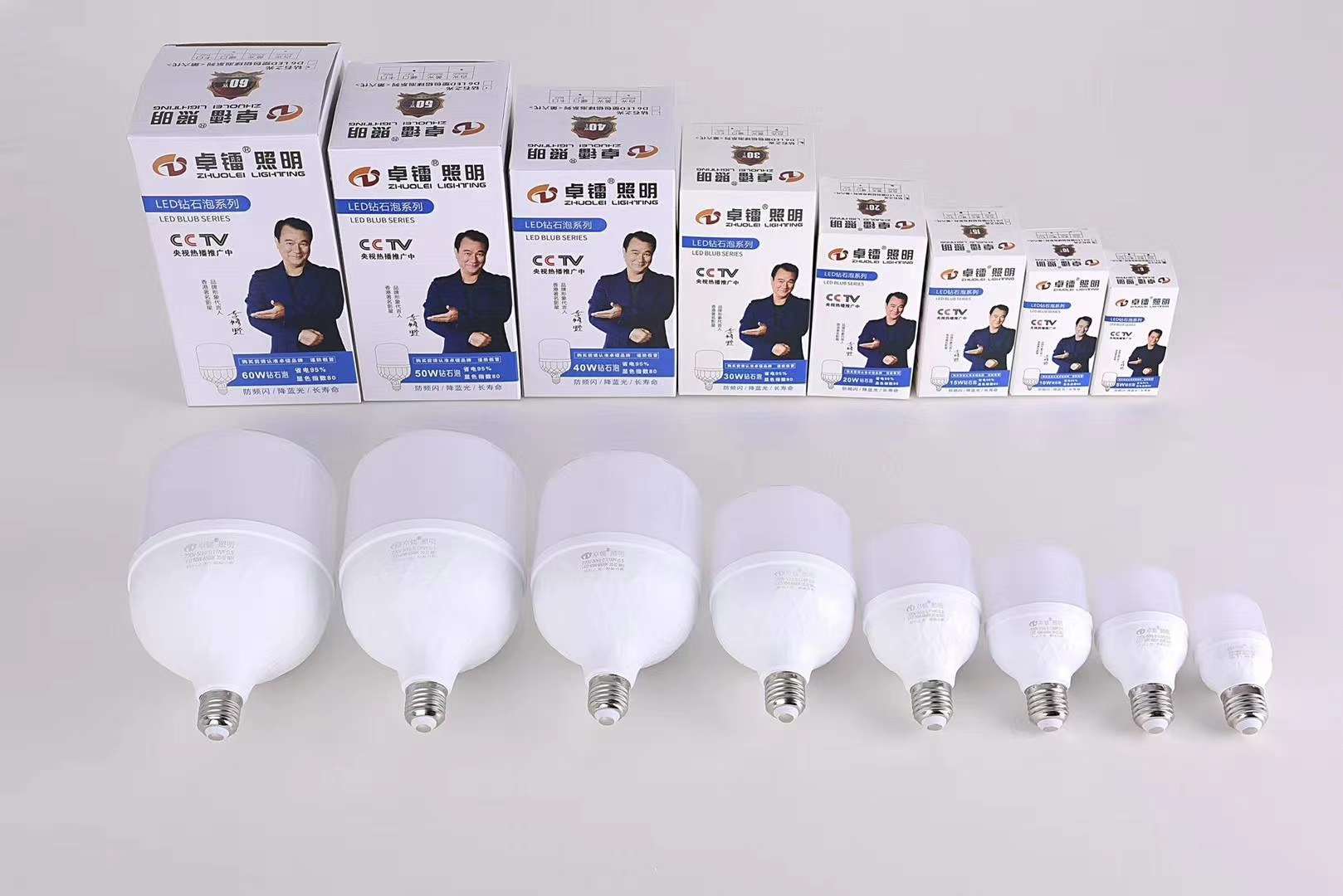 厂家直销LED灯泡家用节能灯 三防球泡灯led灯 灯泡led批发5瓦到60瓦详情图1