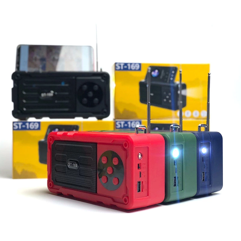 热卖新款ST-169蓝牙音响大音量便携插卡低音炮户外小音箱产品图