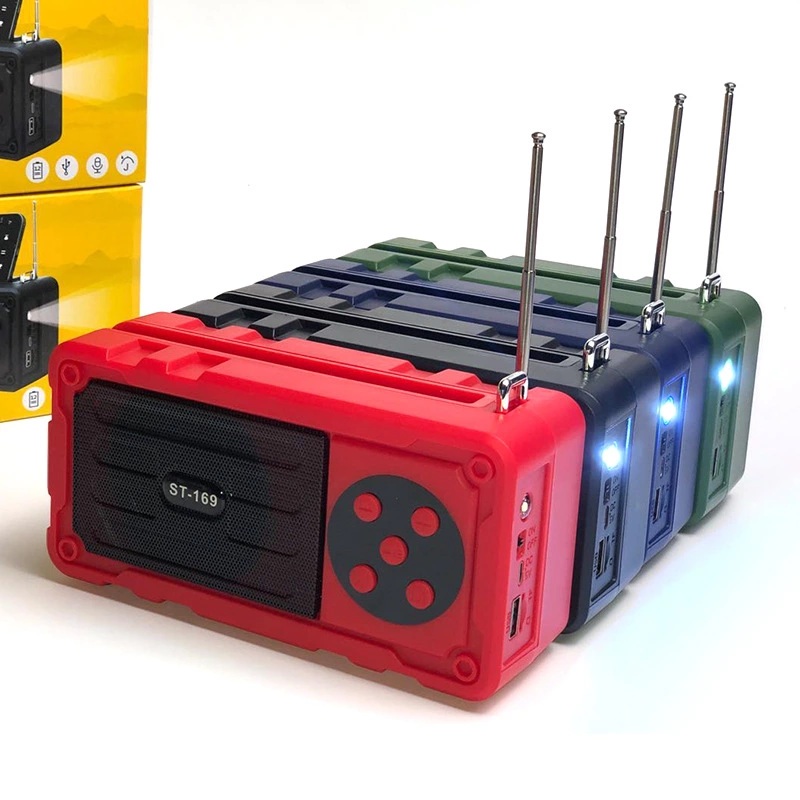 热卖新款ST-169蓝牙音响大音量便携插卡低音炮户外小音箱详情图7