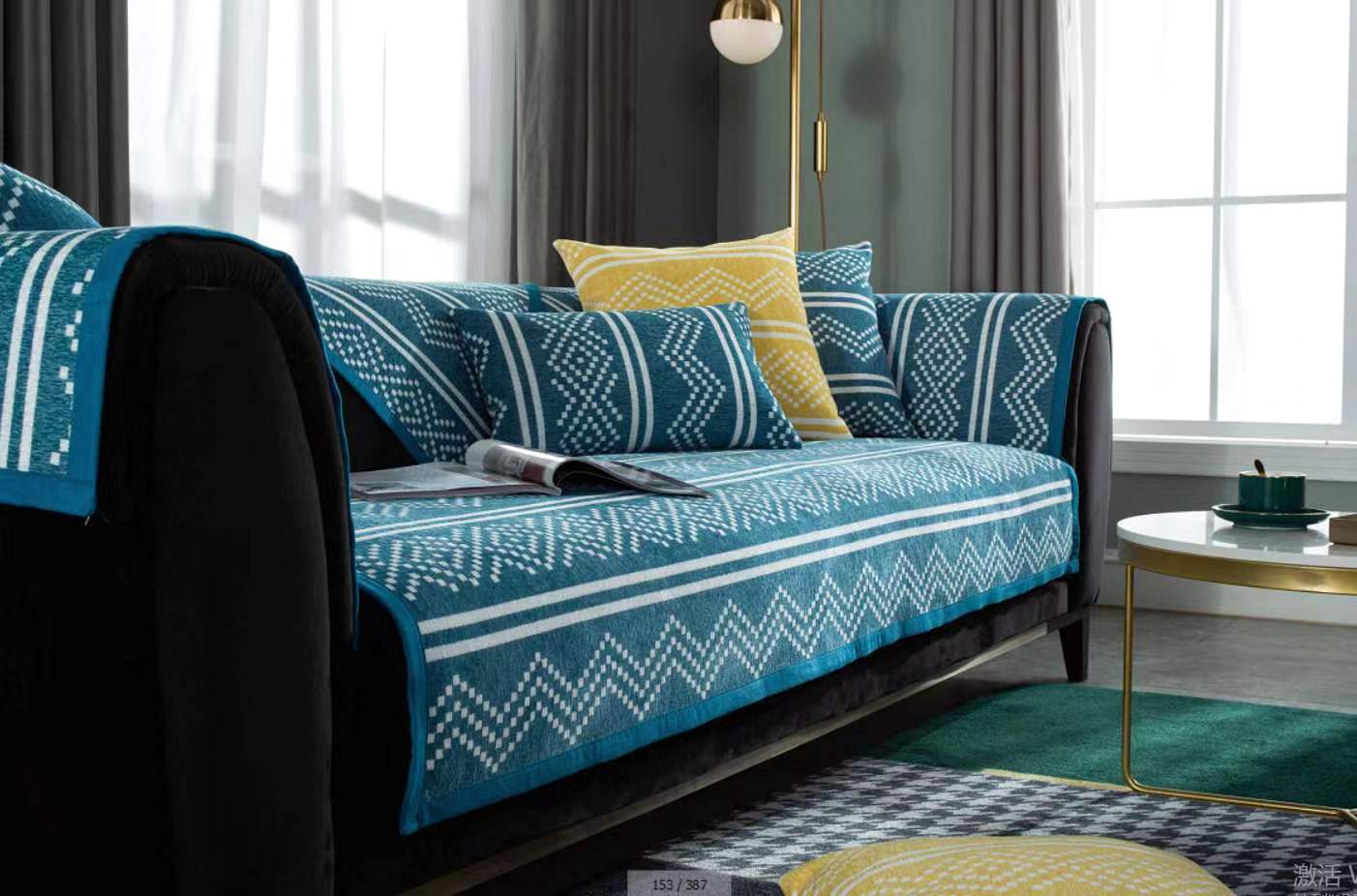 条纹其格沙发垫