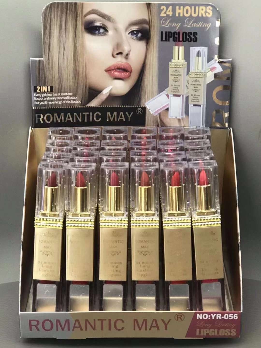 New dual-head lipstick and lip gloss two-in-one lip makeup factory direct sales