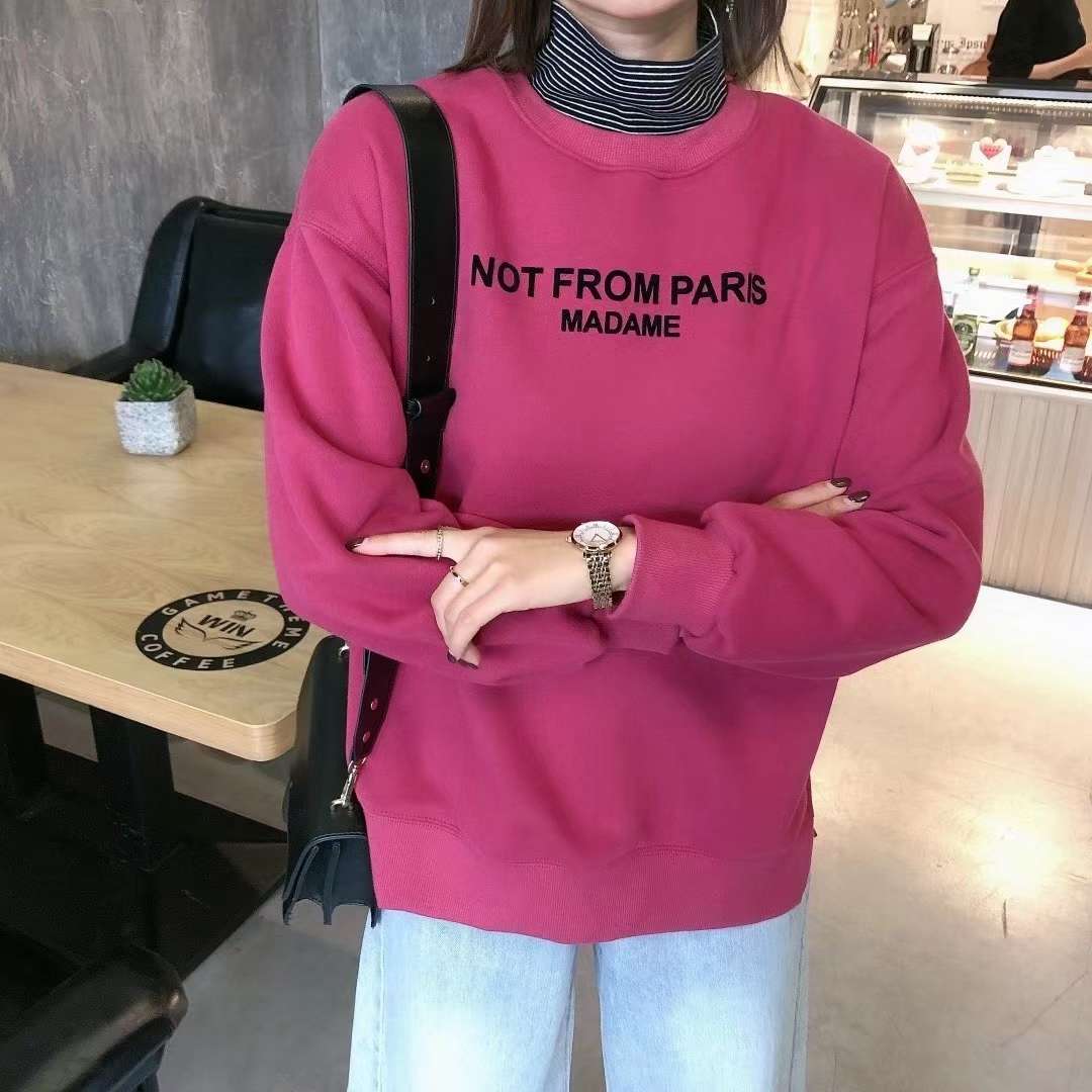 加厚卫衣细节图