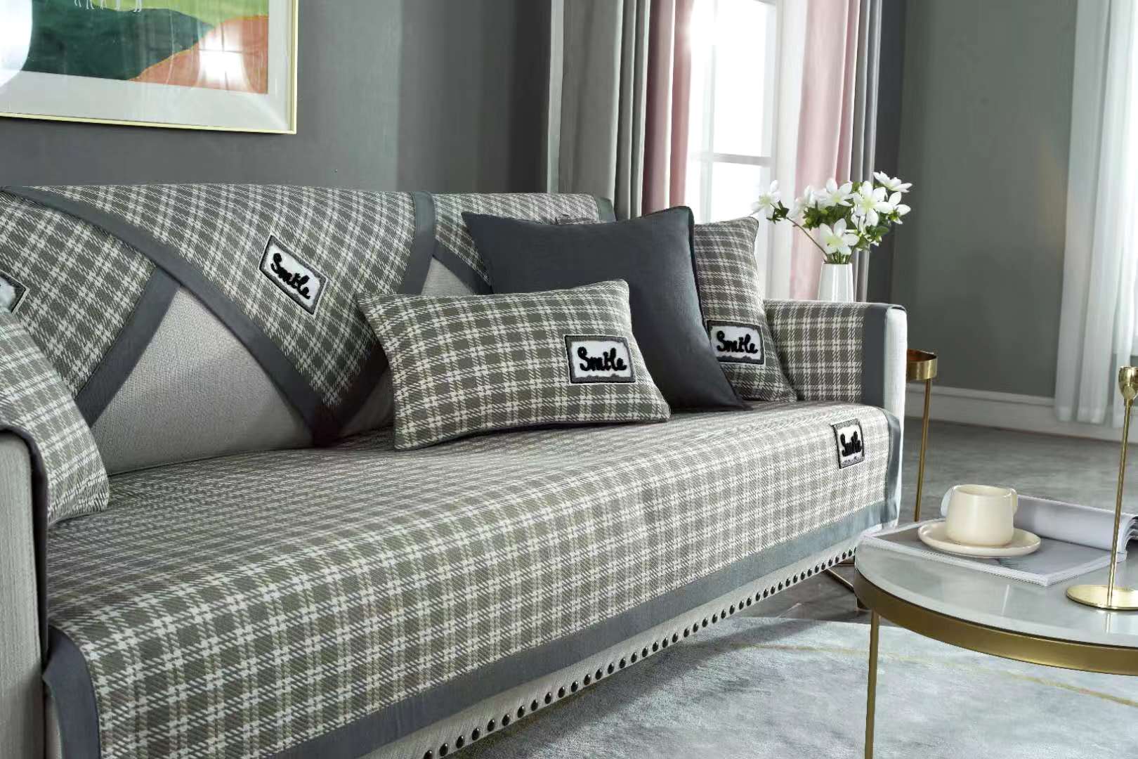 沙发垫/沙发套/沙发巾实物图