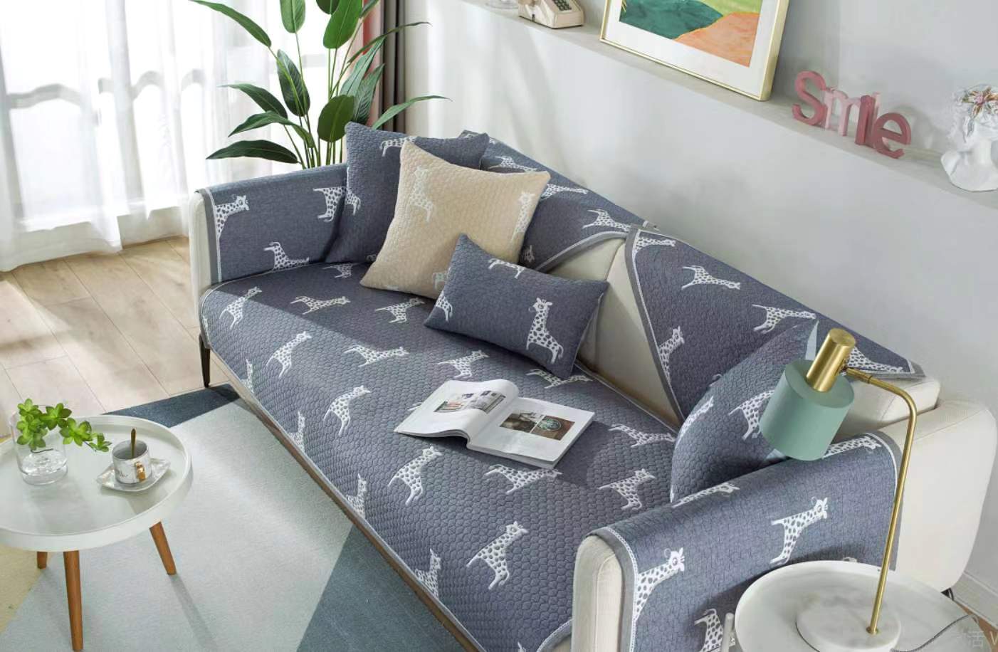 清新自然沙发垫