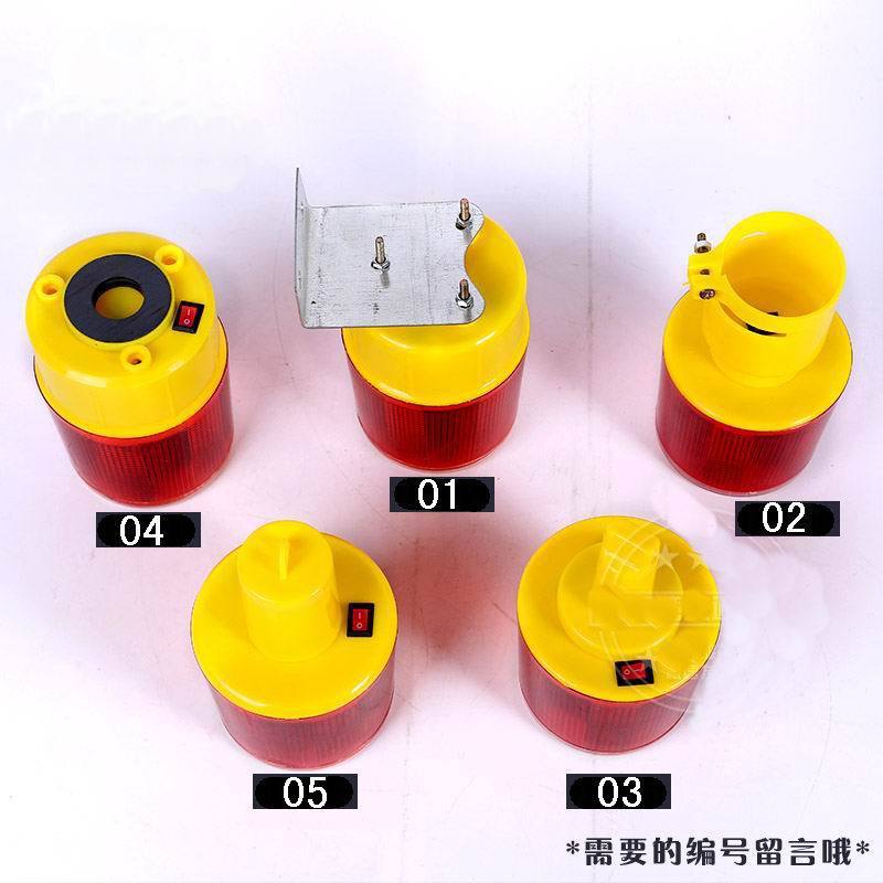 太阳能信号灯 太阳能警示灯 出租车信号灯高空障碍灯磁铁磁钢 HY详情图3