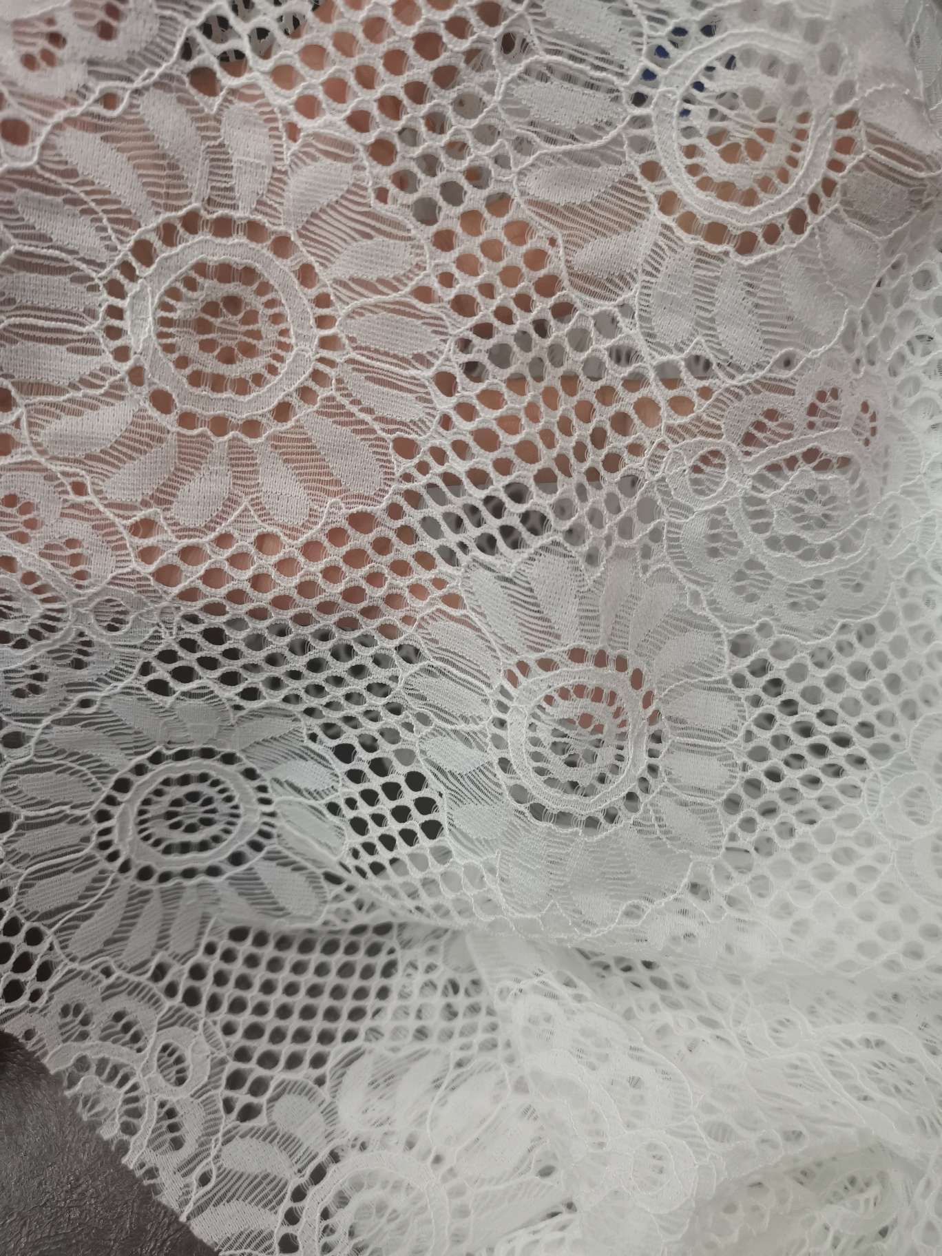 蕾丝弹力面料当季新品厂家直销现货供应批零兼售详情图2