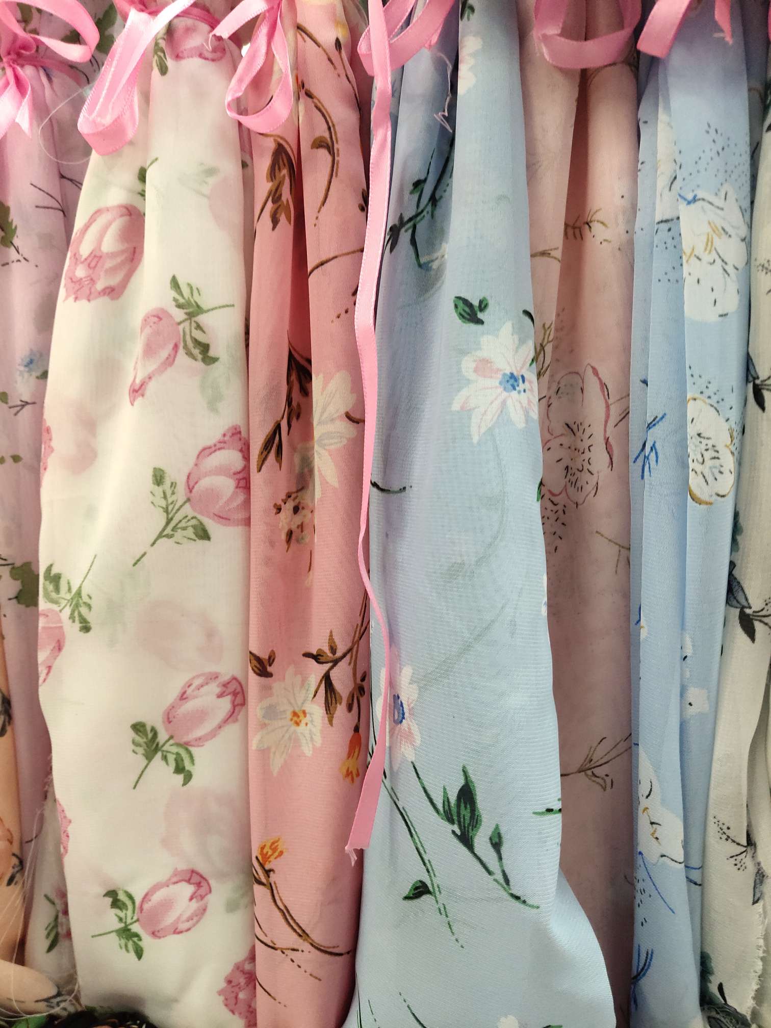 Knitted chiffon printed fabric 2