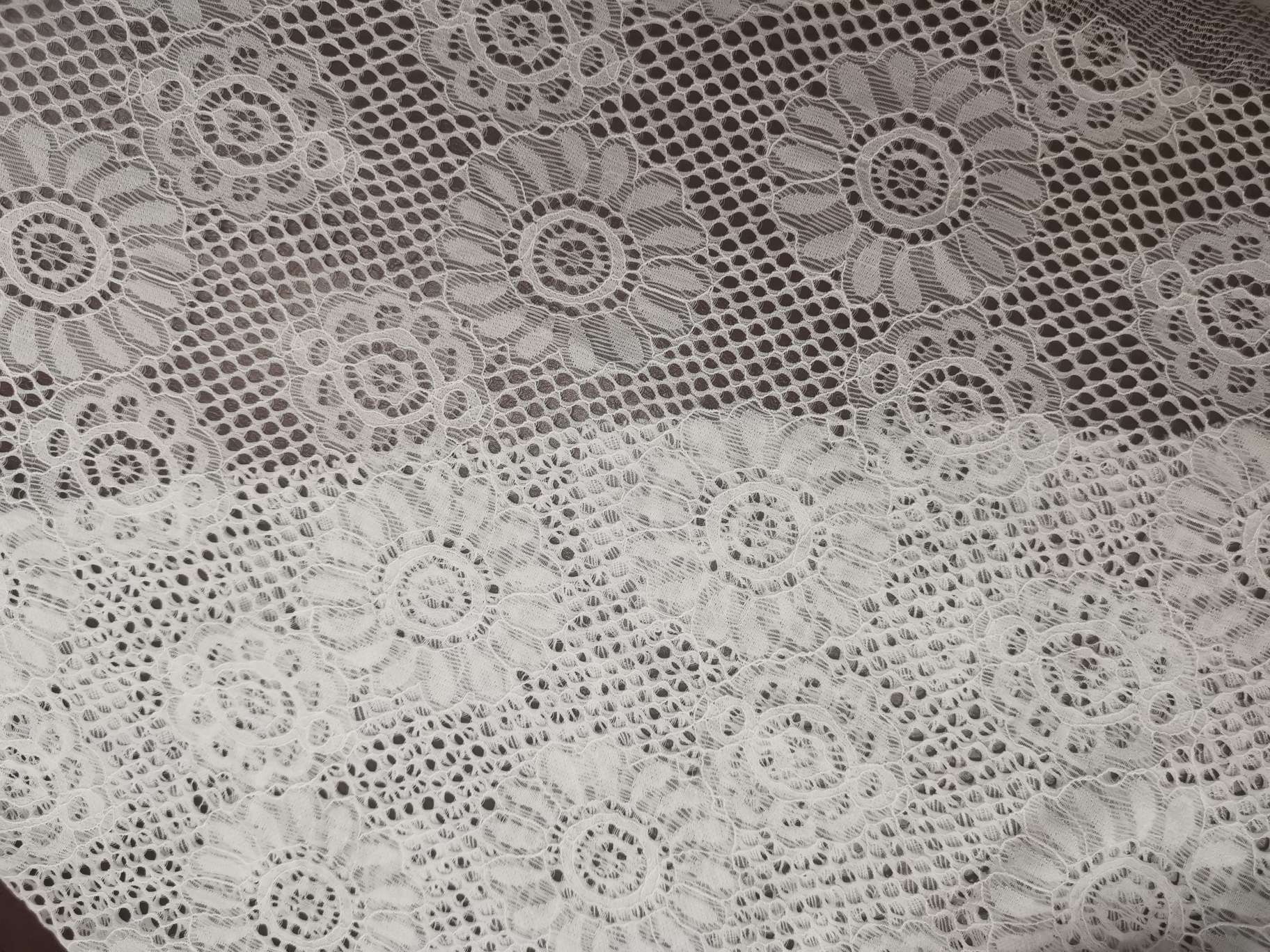 蕾丝弹力面料当季新品厂家直销现货供应批零兼售详情图1