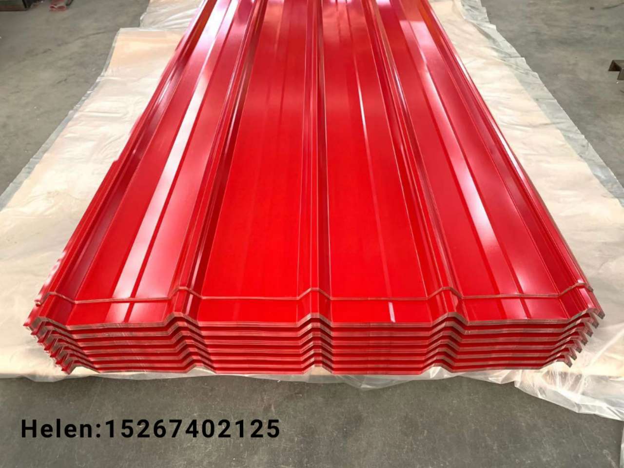 Color steel tile iron sheet tile color steel coil roof tile galvanized tile pure galvanized