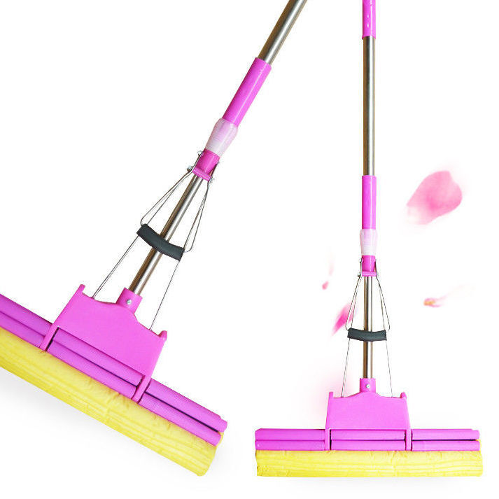 Sponge mop, hand washable, dry and wet dual-purpose, one mop for cleaning, household water-squeezing floor mop, rubber cotton absorbent mop pic 8