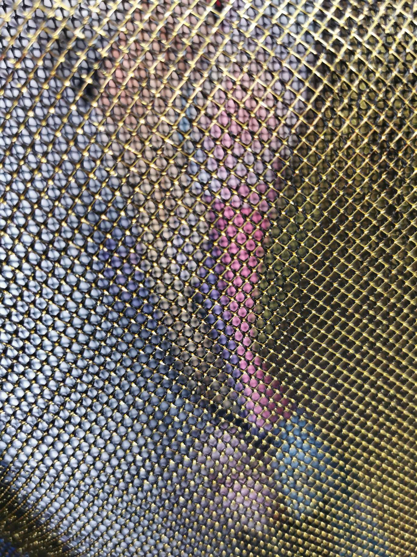 金线菱形网，鞋材，箱包，辅料