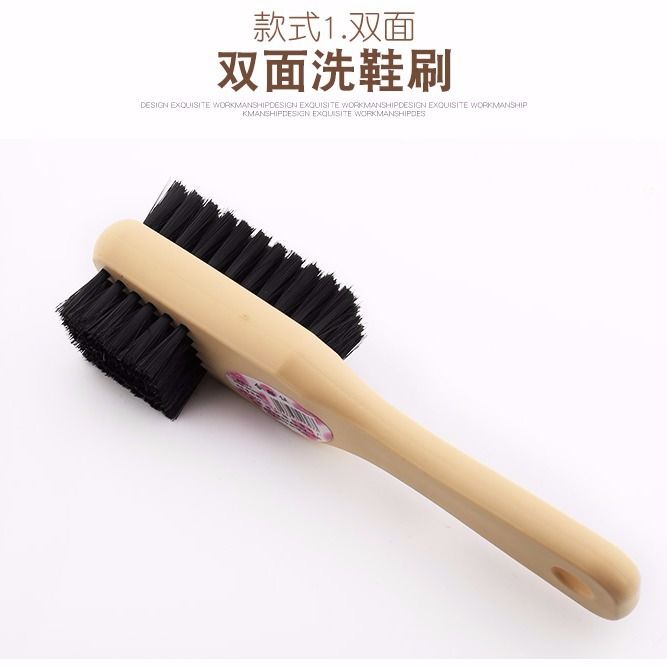 Long-handled shoe washing brush, laundry soft bristle brush, sports shoes and leather shoes cleaning, shoe polish multi-functional hard bristle small shoe brush pic 6