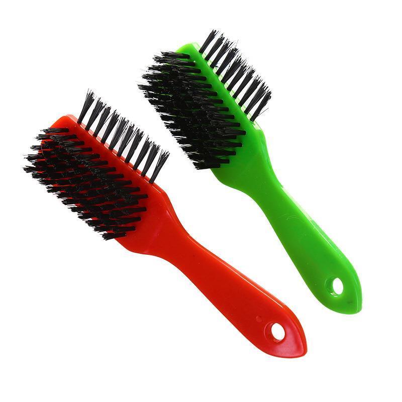 Several plastic shoe polish brushes, plastic handles, household shoe upper cleaning brushes, and shoe polish tools Specification image