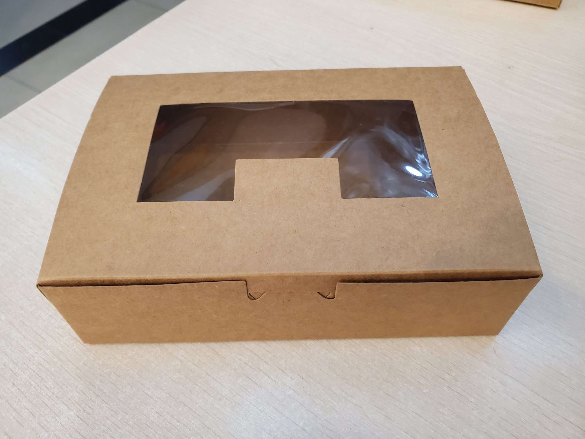 牛皮纸蛋糕盒，17*11.5*4.5
