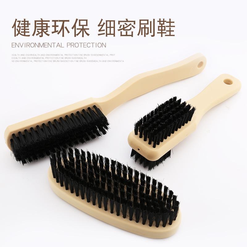 Long-handled shoe washing brush, laundry soft bristle brush, sports shoes and leather shoes cleaning, shoe polish multi-functional hard bristle small shoe brush undefined