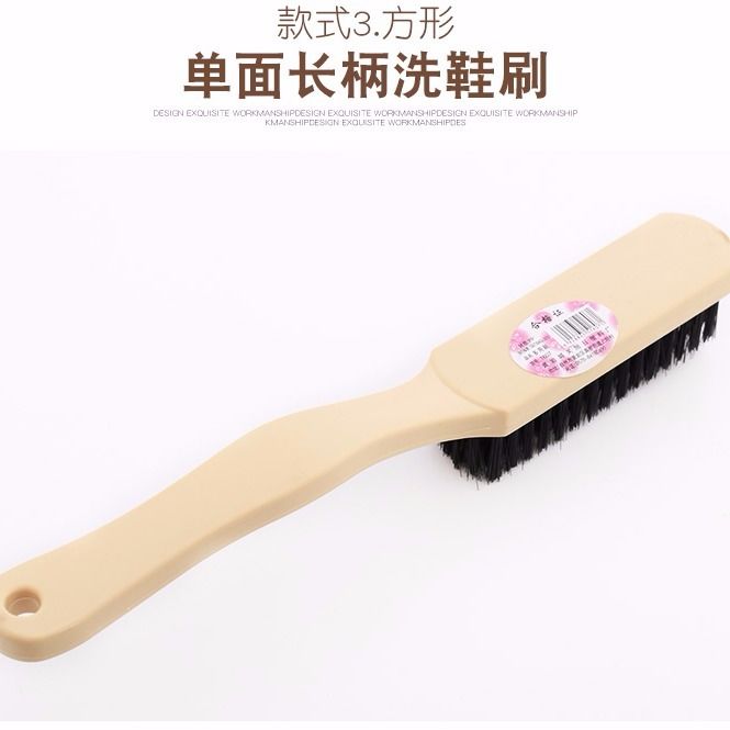 Long-handled shoe washing brush, laundry soft bristle brush, sports shoes and leather shoes cleaning, shoe polish multi-functional hard bristle small shoe brush pic 5