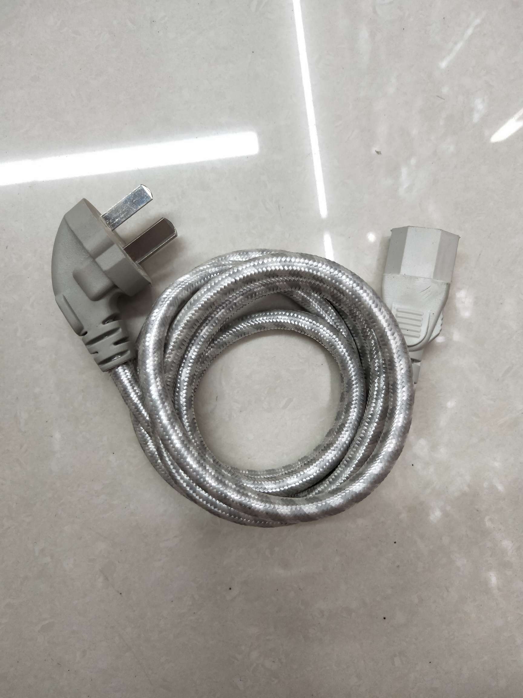 厂家直销 美规弯插头电源线 自锁插头电源线 美式三插电源线