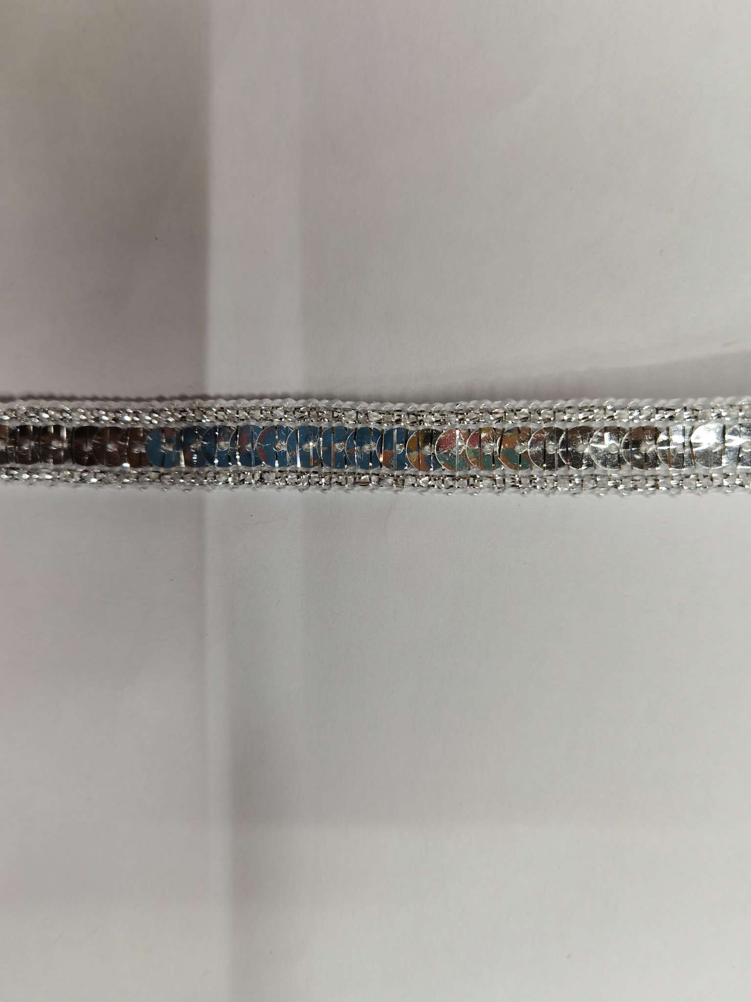 Sequined lace detail image 1