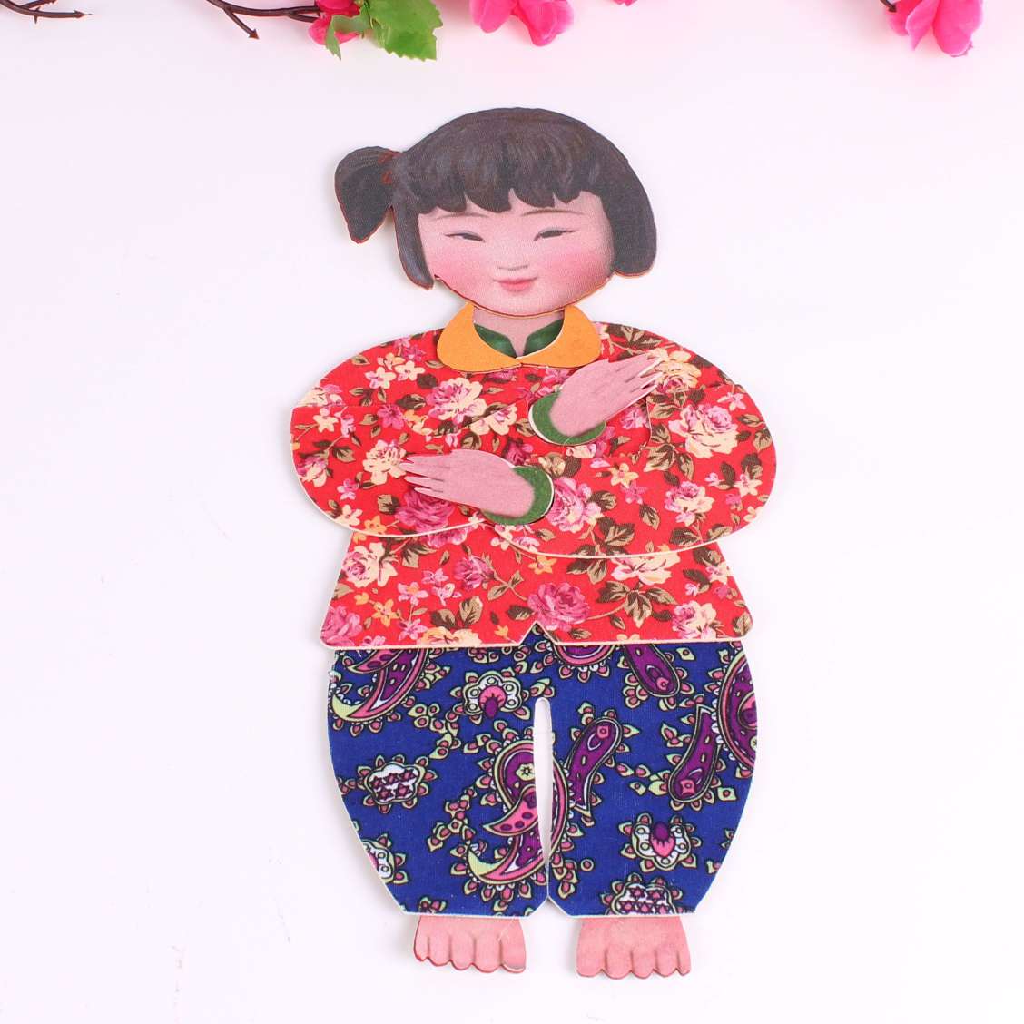 幼儿园儿童手工材料制作中国梦娃DIY材料中国风益智玩具拼图玩具产品图