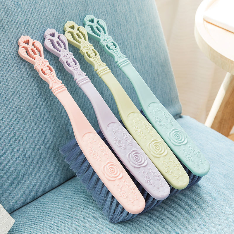 Bed Brush Long Handle Large Brush Dust Brush Bed Brush Small Broom Carpet Comforter Soft Bristle Bed Brush Sofa Cleaning Brush undefined