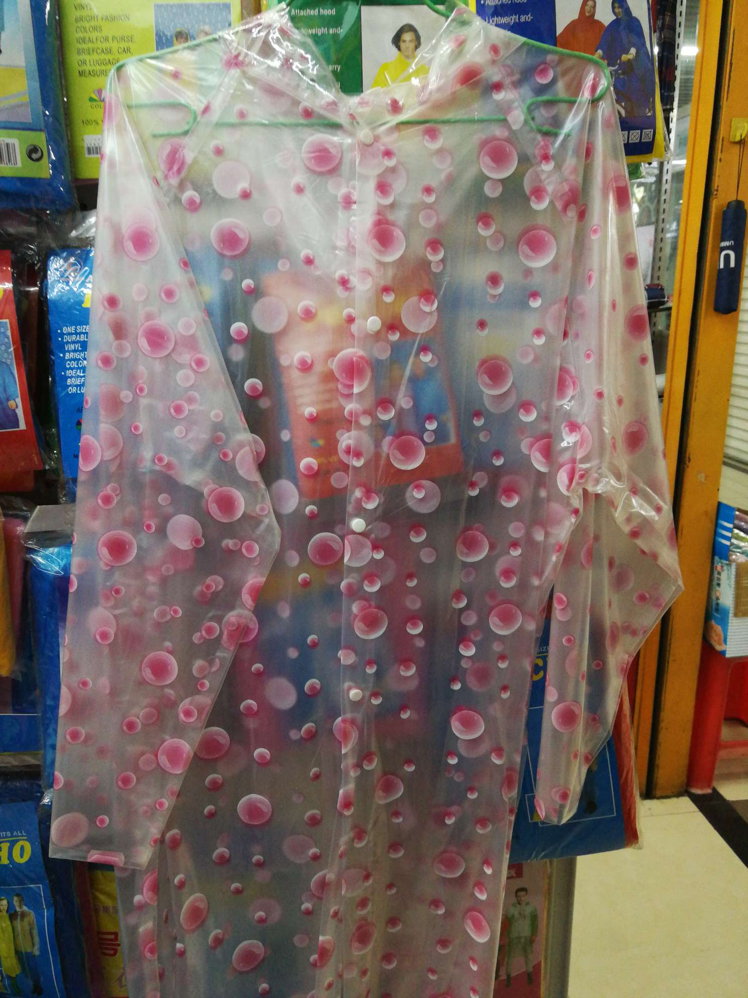 气泡雨衣