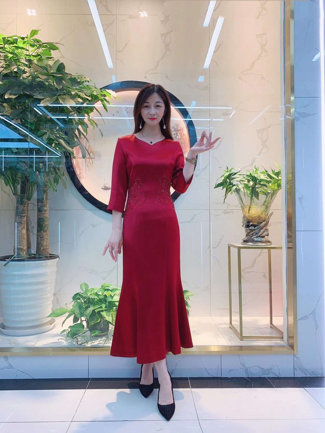 进喜妈妈装口绒详情图9