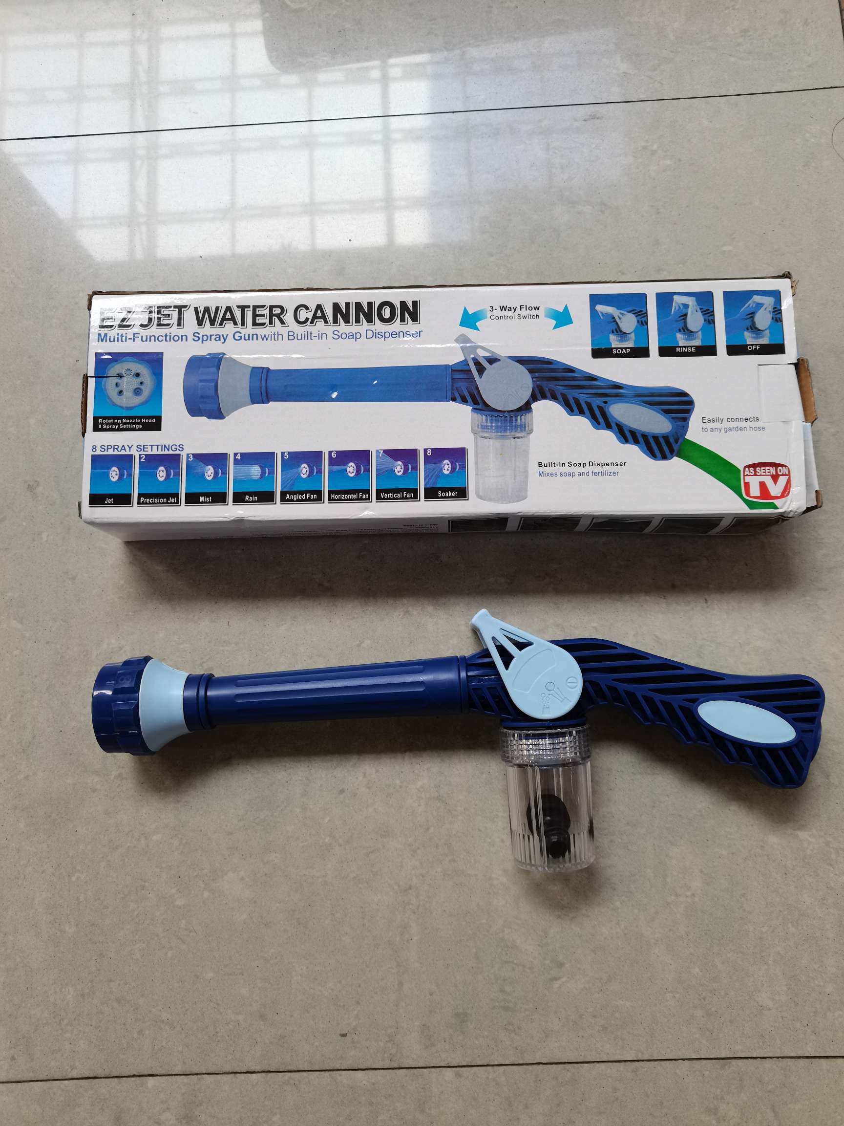 厂家直销 洗车喷水枪 EZ JET 高压泡沫水抢 多功能洗车水枪