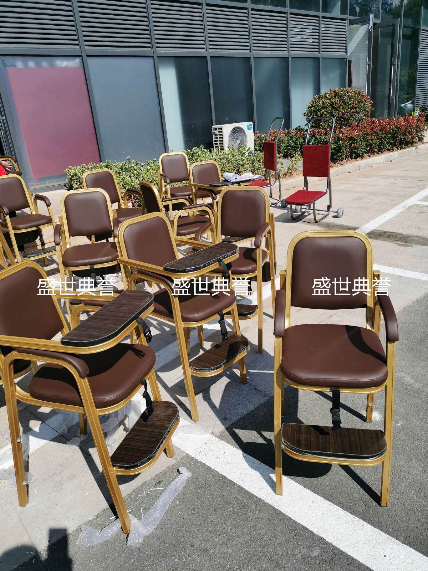上海五星级酒店宴会厅宝宝餐椅饭店包厢儿童就餐椅子铝合金宝宝椅详情图12